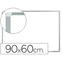 Pizarra blanca q-connect lacada magnetica marco aluminio